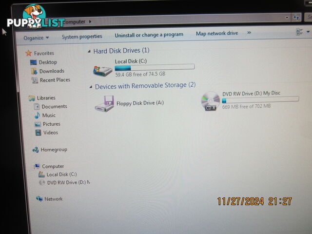 ACER DESKTOP PC. INC MONITOR. KEYBOARD. OPTICAL MOUSE, WINDOWS 7. S/PACK-1.