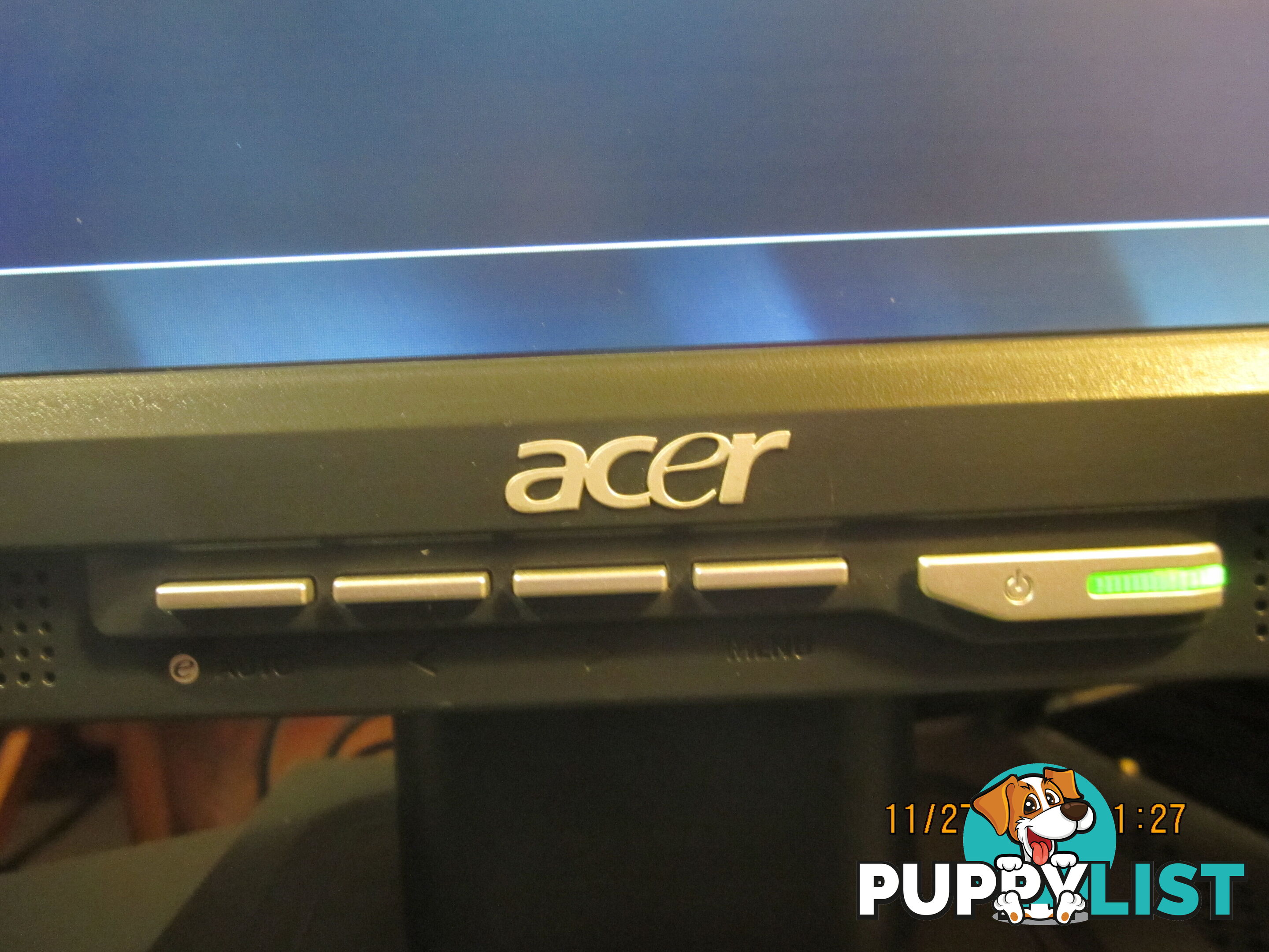 ACER DESKTOP PC. INC MONITOR. KEYBOARD. OPTICAL MOUSE, WINDOWS 7. S/PACK-1.
