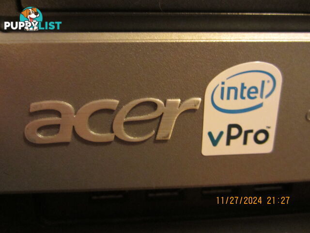 ACER DESKTOP PC. INC MONITOR. KEYBOARD. OPTICAL MOUSE, WINDOWS 7. S/PACK-1.