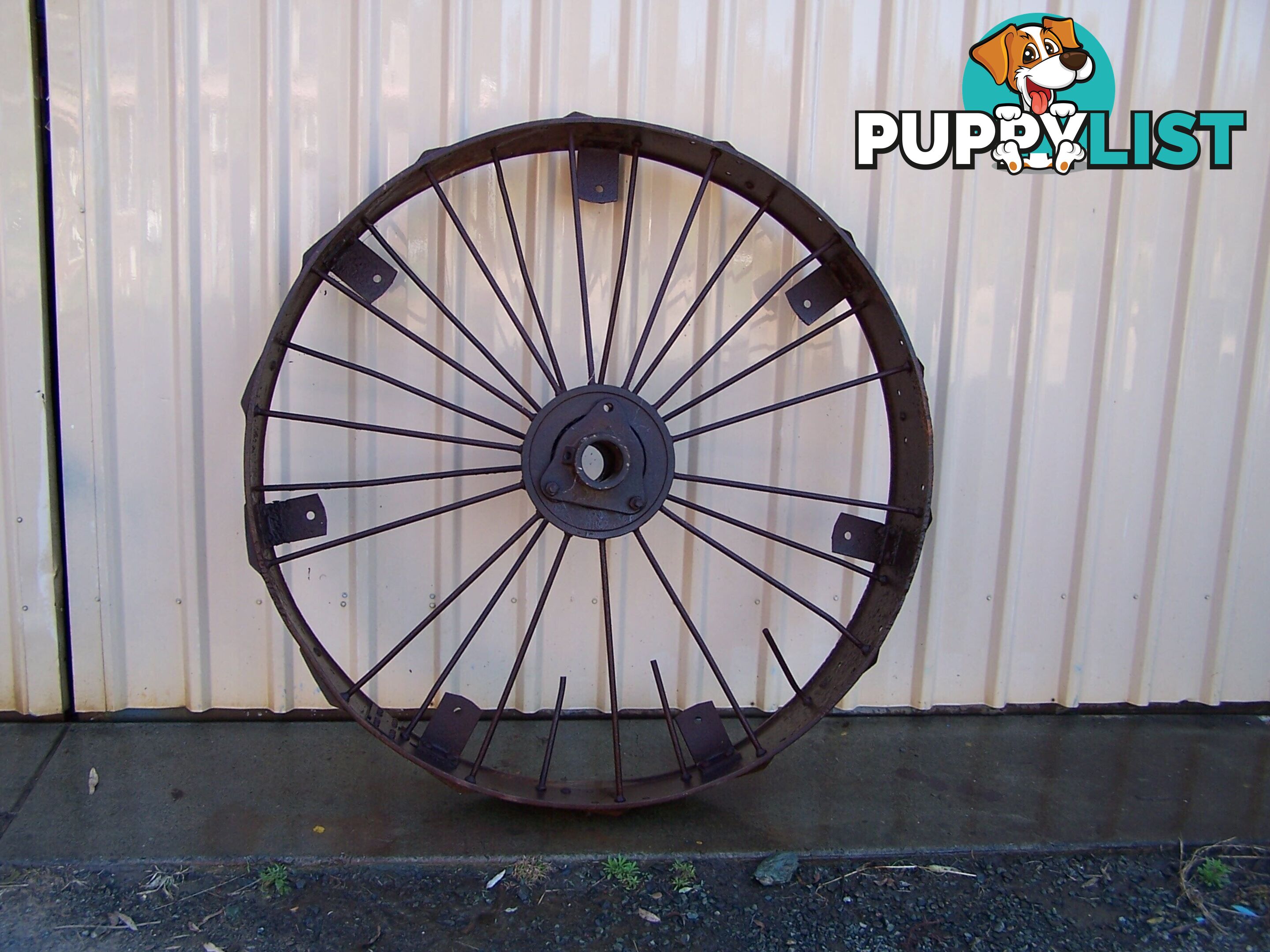 Vintage Condamine Harvester Drive Wheel