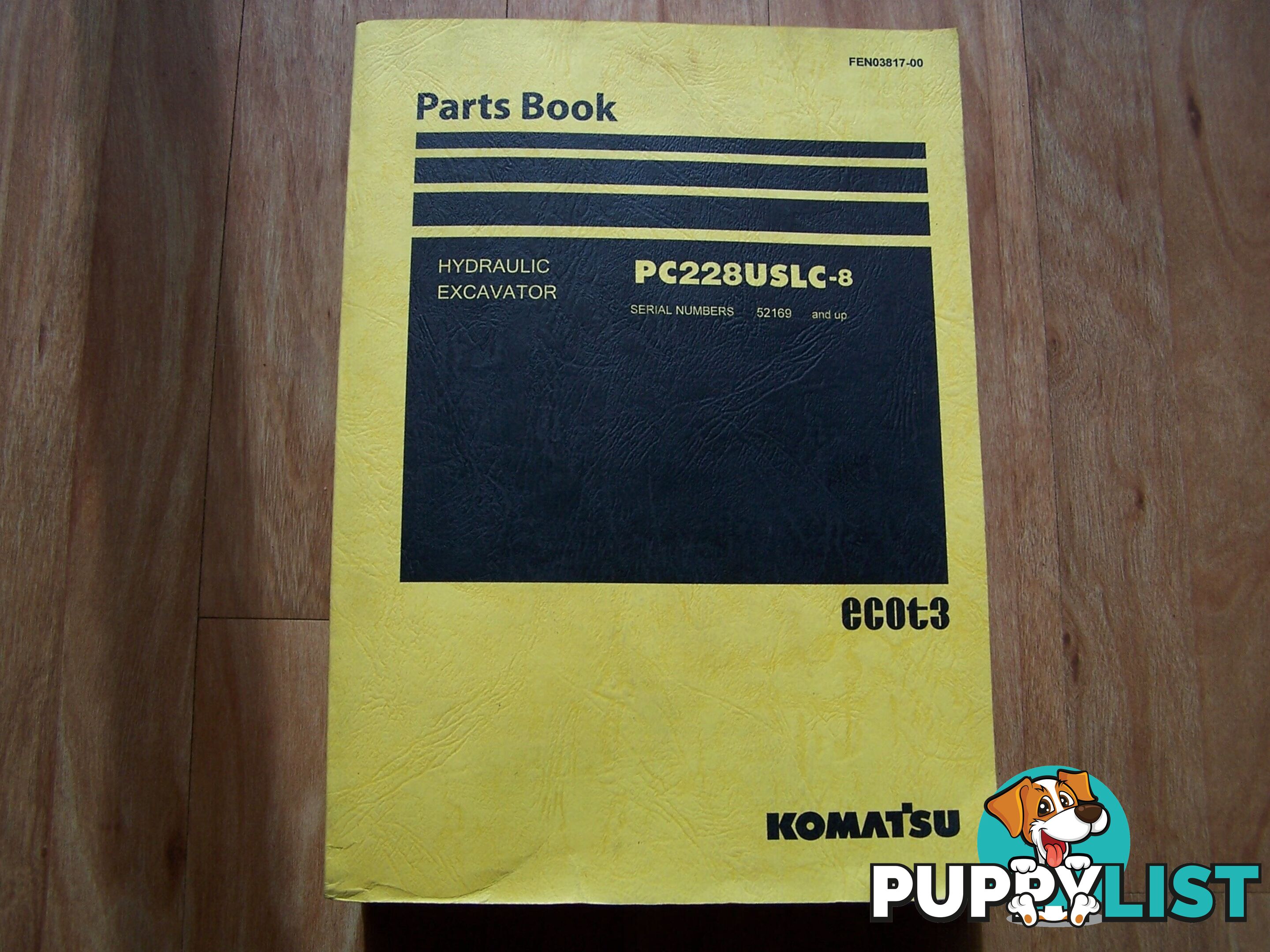 Komatsu Excavtor Parts Book