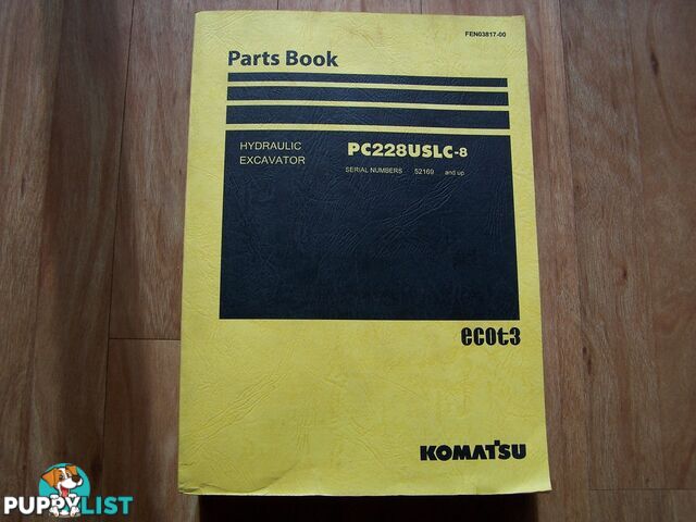 Komatsu Excavtor Parts Book