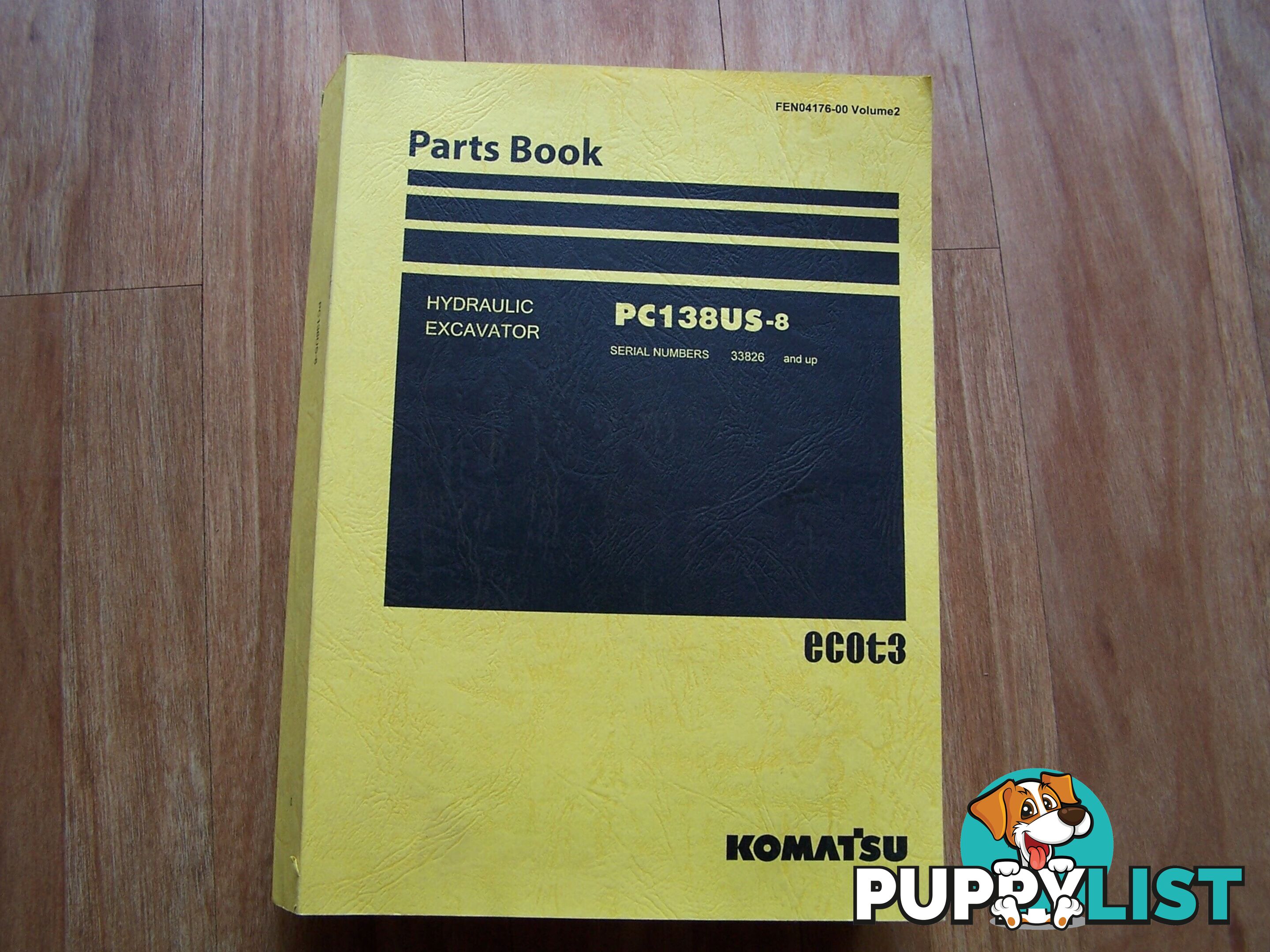 Komatsu Excavator Parts Book  volume 1