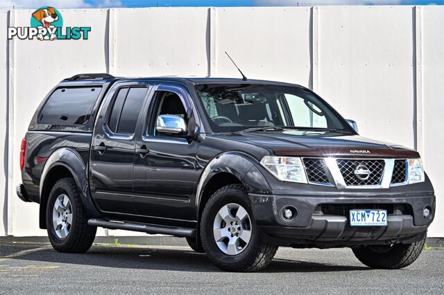 2009 NISSAN NAVARA ST X D40 UTILITY