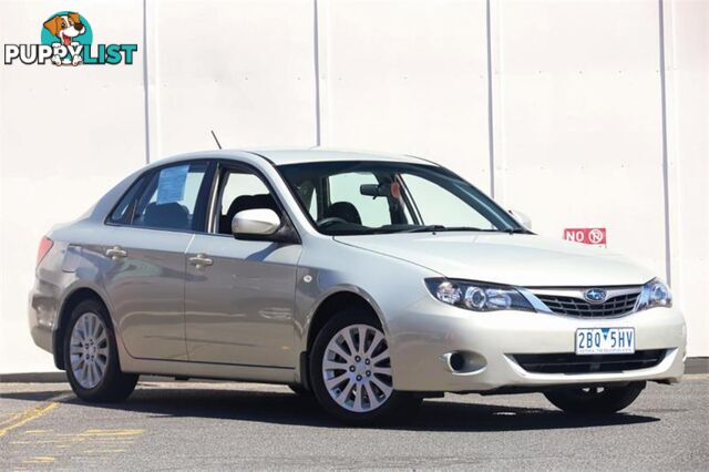 2009 SUBARU IMPREZA R G3MY09 SEDAN