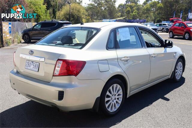 2009 SUBARU IMPREZA R G3MY09 SEDAN