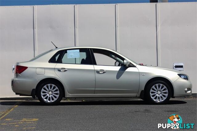 2009 SUBARU IMPREZA R G3MY09 SEDAN