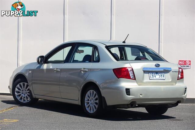 2009 SUBARU IMPREZA R G3MY09 SEDAN