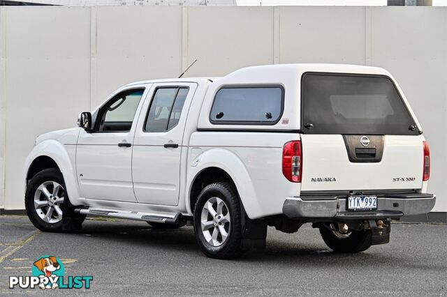 2011 NISSAN NAVARA ST X550 D40MY11 UTILITY