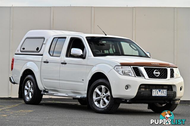 2011 NISSAN NAVARA ST X550 D40MY11 UTILITY