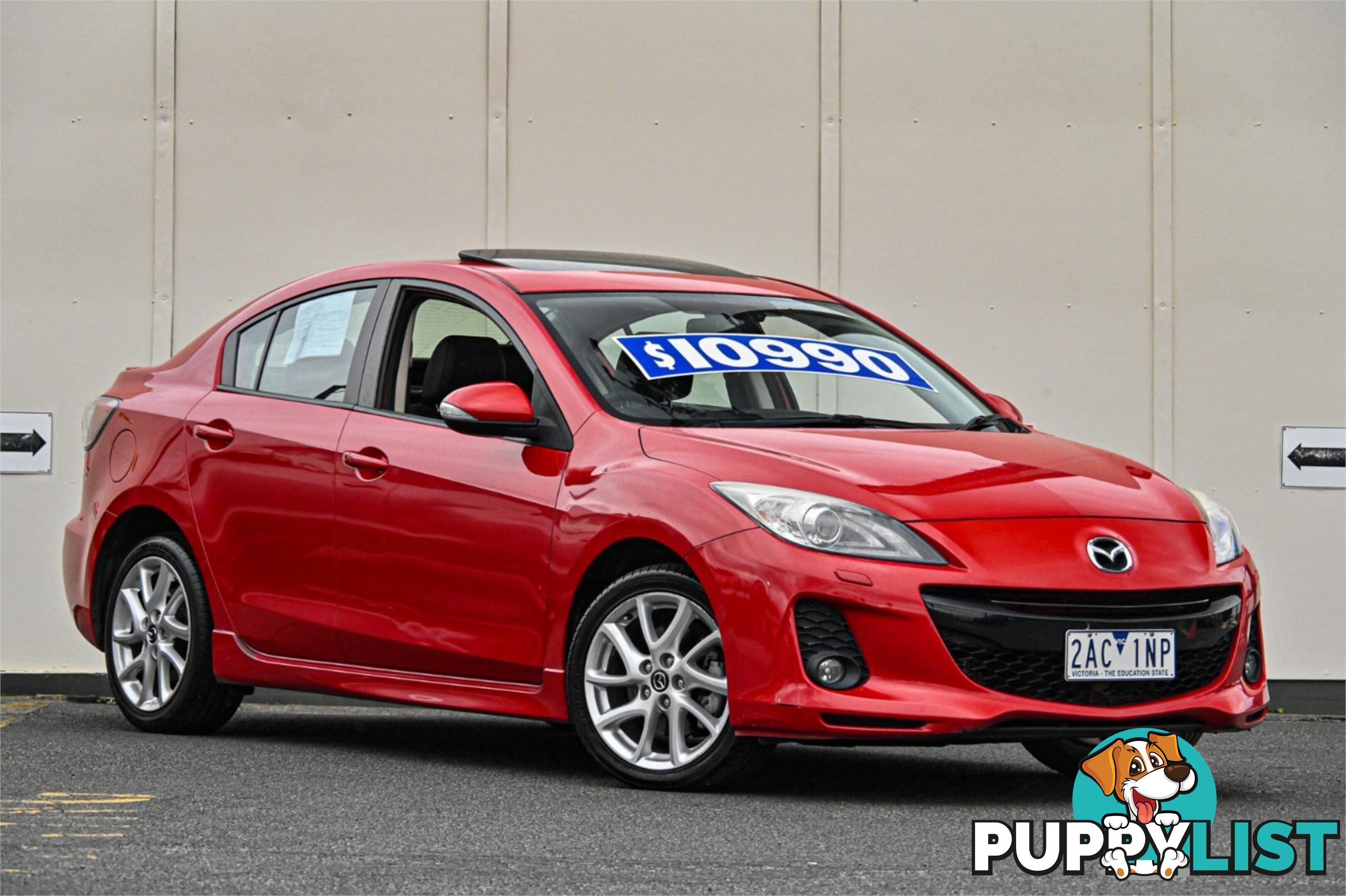 2012 MAZDA 3 SP25 BL10L2MY13 SEDAN