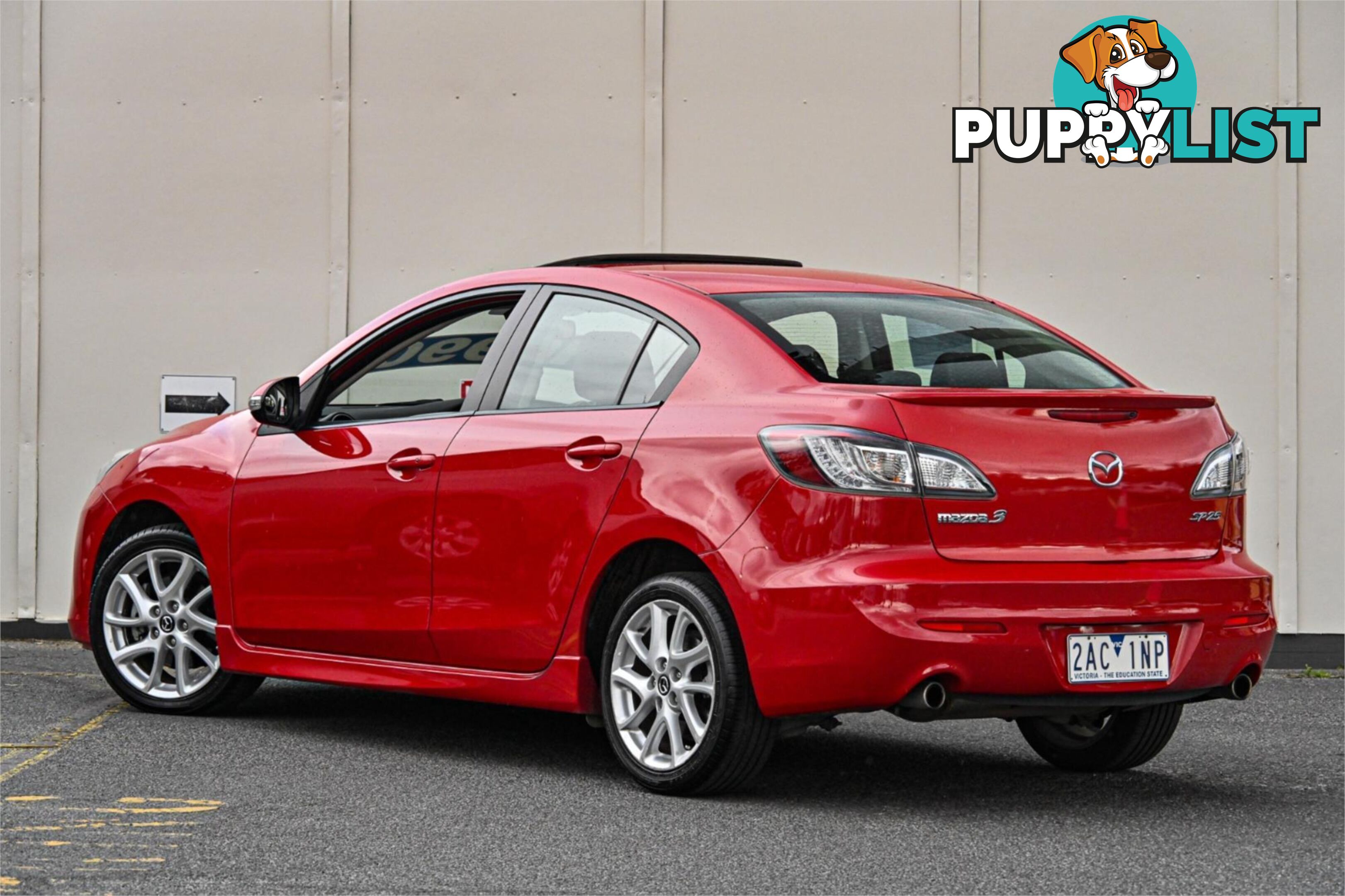 2012 MAZDA 3 SP25 BL10L2MY13 SEDAN