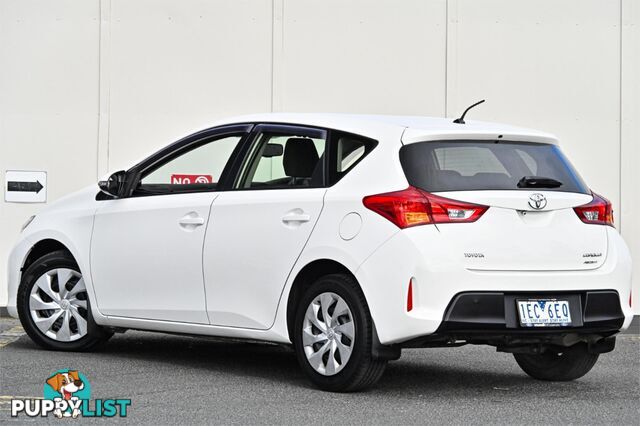2012 TOYOTA COROLLA ASCENT ZRE182R HATCHBACK