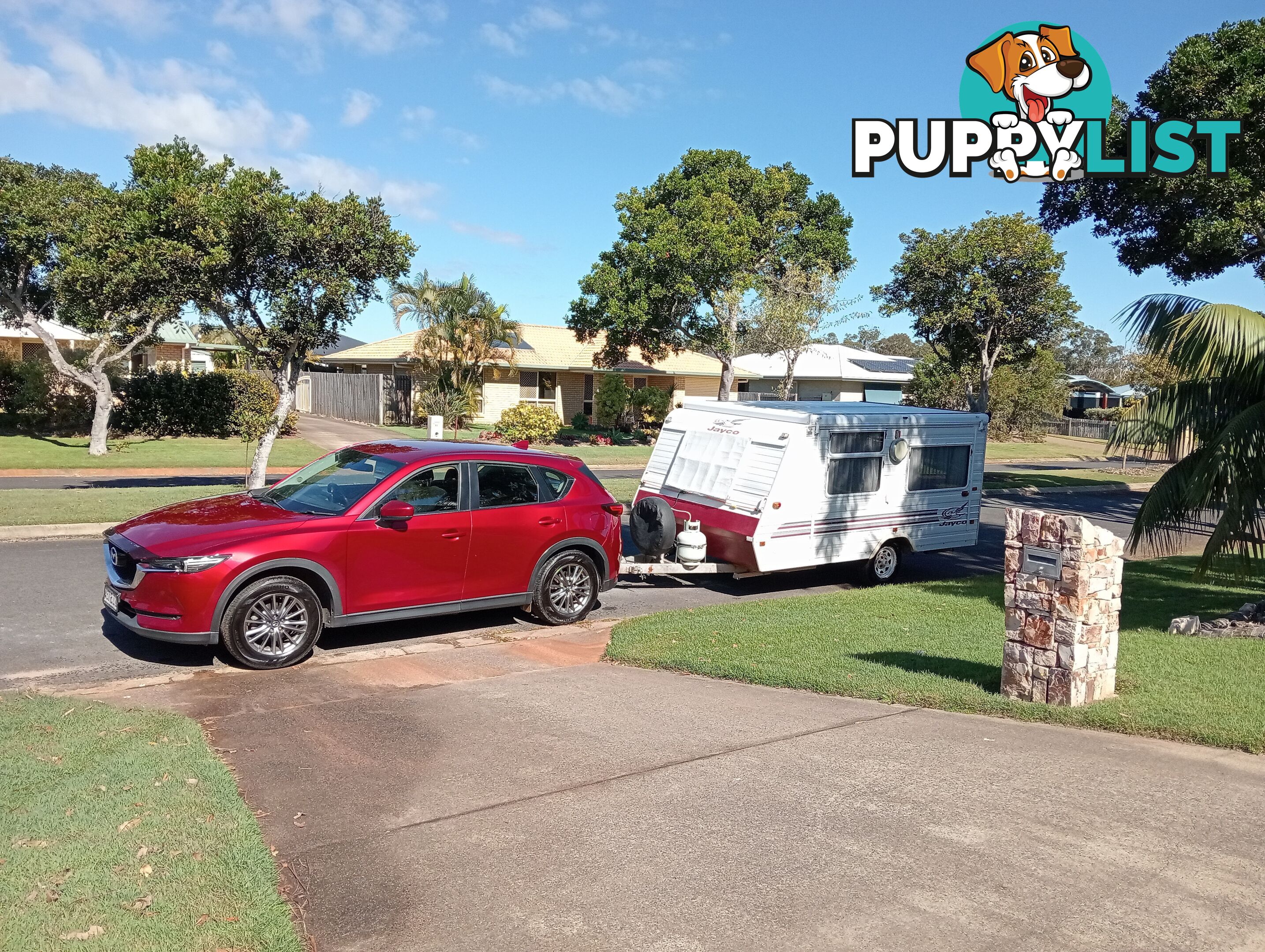 2004 Jayco Eagle Pop Top with Mazda CX-5 2017 2.5 lt petrol AWD