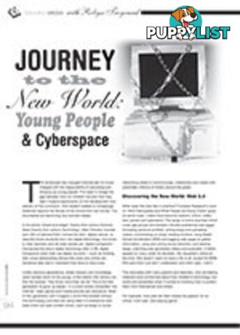 Journey to the New World: Young People and Cyberspace