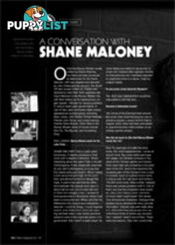 A Conversation With Shane Maloney