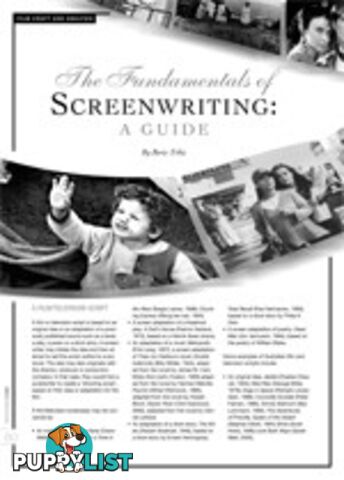 The Fundamentals of Screenwriting: A Guide