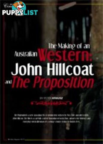 The Making of an Australian Western: John Hillcoat and The Proposition