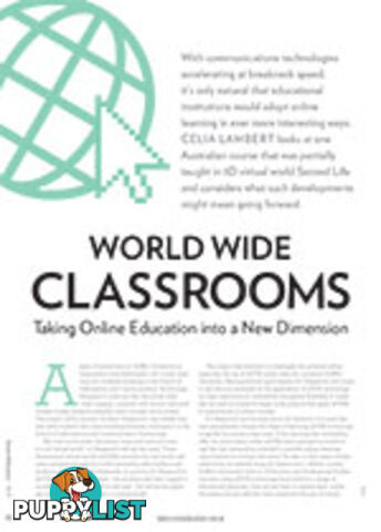 World Wide Classrooms: Taking Online Education into a New Dimension