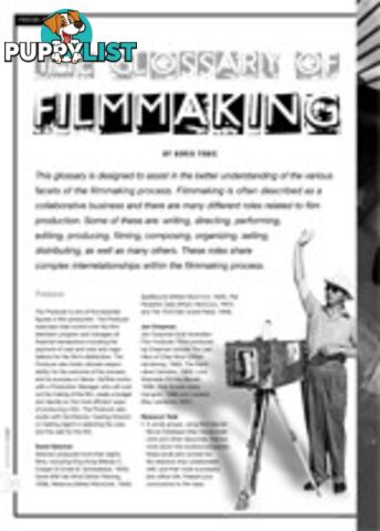 The Glossary of Filmmaking