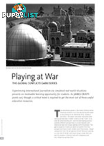 Playing at War: The Global Conflicts Game Series