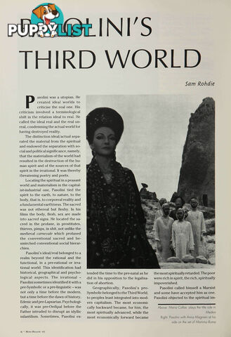 Pasolini's Third World