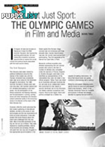 Not Just Sport: The Olympic Games in Film and Media