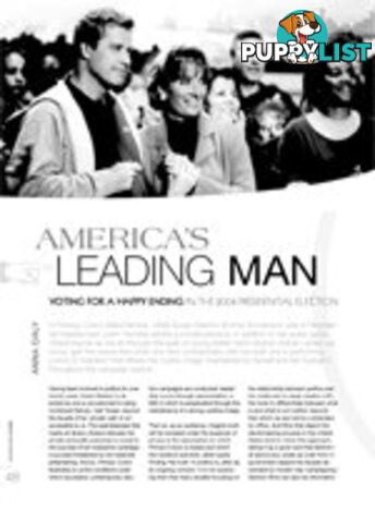 America's Leading Man: Voting for a Happy Ending in the 2004 Presidential Election