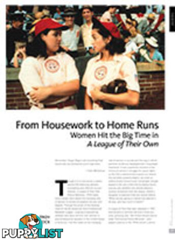 From Housework to Home Runs: Women Hit the Big Time in A League of Their Own