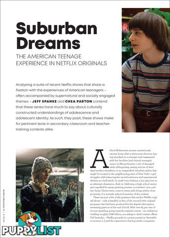 Suburban Dreams: The American Teenage Experience in Netflix Originals