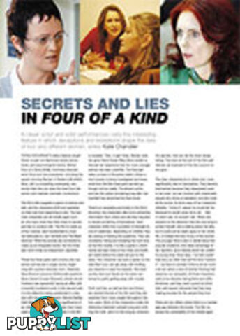 Secrets and Lies in Four of a Kind