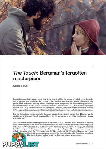 'The Touch': Bergman's forgotten masterpiece