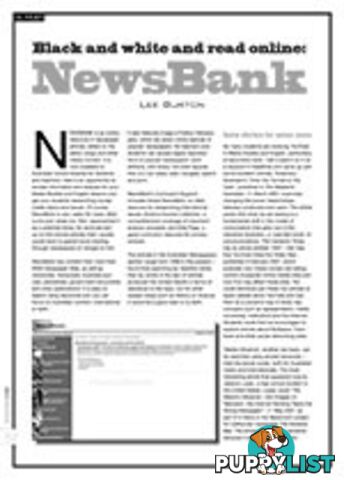 Black and White and Read Online: NewsBank