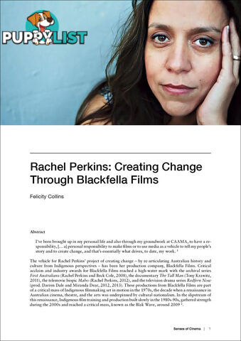 Rachel Perkins: Creating Change Through Blackfella Films