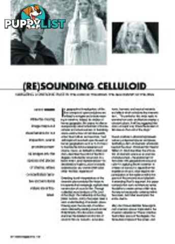 (Re)Sounding Celluloid: Navigating a Cinesonic Place in 'The Lord of the Rings: The Fellowship of the Ring' (Metro Special Feature: Sound)