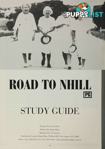 'Road to Nhill' (A Study Guide)