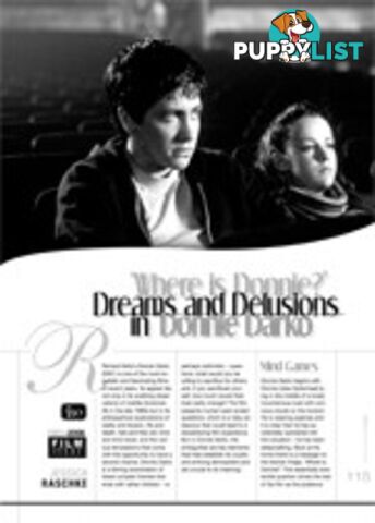 'Where is Donnie?' Dreams and Delusions in Donnie Darko