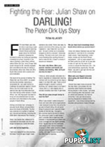 Fighting the Fear: Julian Shaw on Darling! The Pieter-Dirk Uys Story