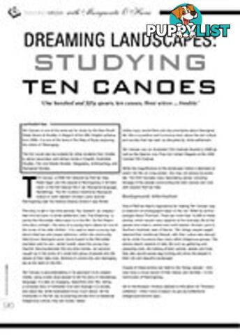 Dreaming Landscapes: Studying Ten Canoes