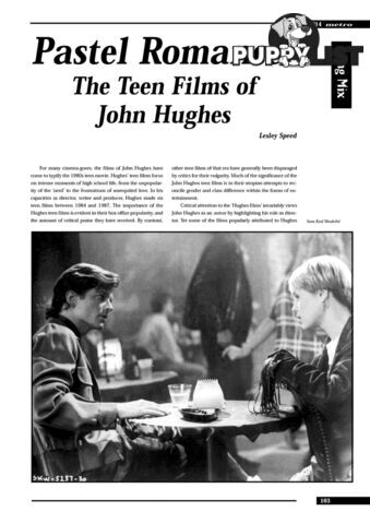 Pastel Romances: The Teen Films of John Hughes