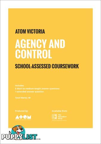 2019  Agency and Control SAC for VCE Media Unit 4, Outcome 2