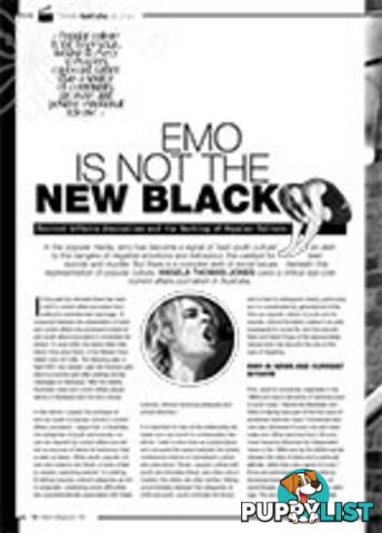 Emo is Not the New Black: Current Affairs Journalism and the Marking of Popular Culture