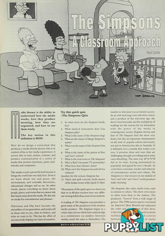 The Simpsons': A Classroom Approach