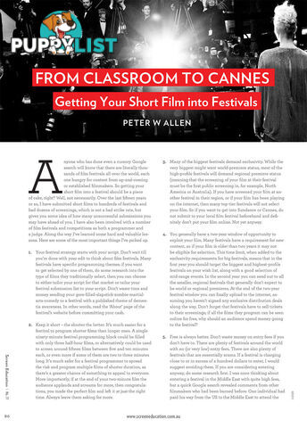 From Classroom to Cannes: Getting Your Short Film into Festivals