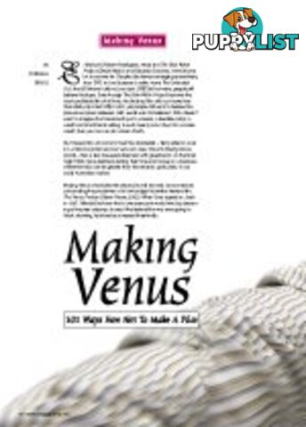 Making Venus: 101 Ways Not To Make A Film