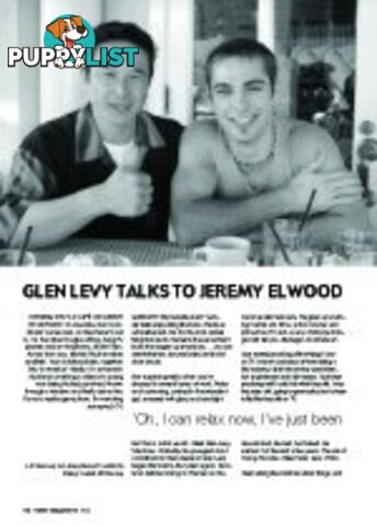 Glen Levy Talks To Jeremy Elwood