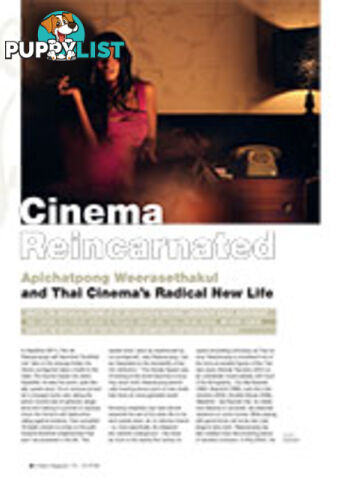 Cinema Reincarnated: Apichatpong Weerasethakul and Thai Cinema's Radical New Life