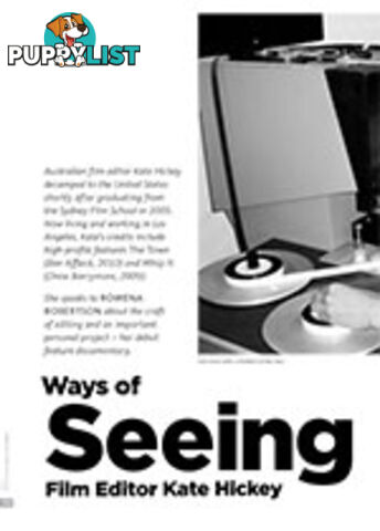 Ways of Seeing: Film Editor Kate Hickey