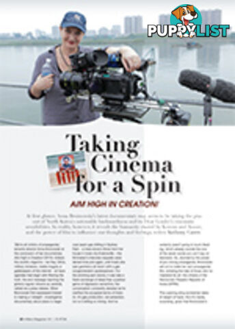 Taking Cinema for a Spin: Aim High in Creation!