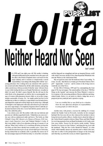 Lolita': Neither Heard Nor Seen